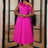 AOMEIDRESS One Shoulder A Line Pleated Party Dresses Ruffle Detail Rose / S