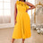 AOMEIDRESS One Shoulder A Line Pleated Party Dresses Ruffle Detail Yellow / S