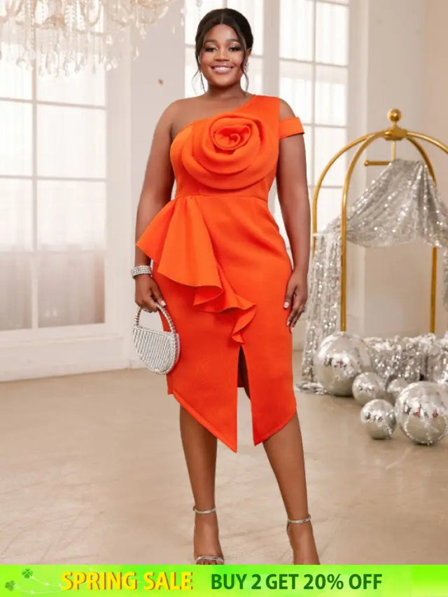 one shoulder sleeveless dresses for women