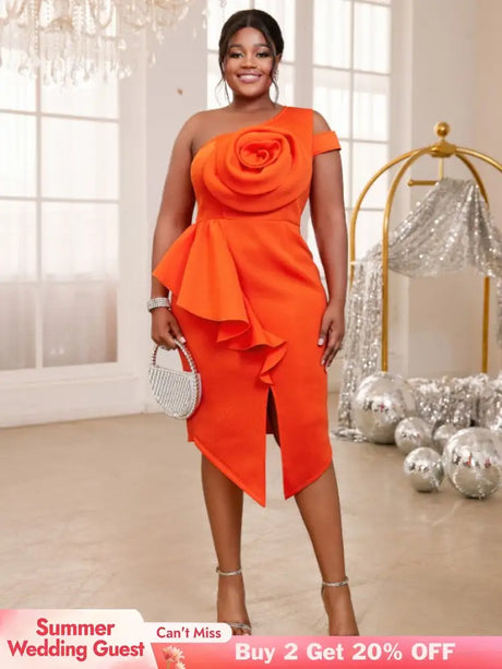 one shoulder sleeveless dresses for women