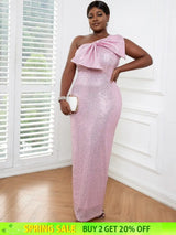 Long Cocktail Dress shows your feminine charm 