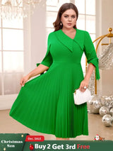 asymmetrical turn down collar dresses for women