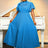 half high collar pleated dresses for women
