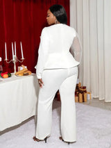 Slim Fit and Straight Type, Showing a Flattering Curve Figure