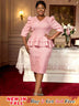 AOMEIDRESS Plus Size Dress for Wedding Reception Mothers Day Outfit

