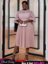 fahion evening party pleated dress
