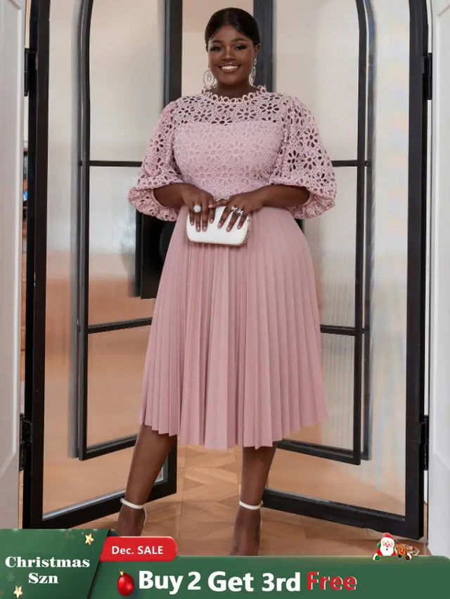 fahion evening party pleated dress