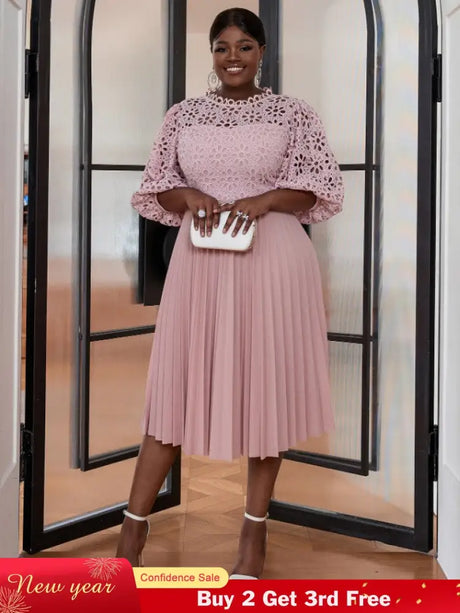 fahion evening party pleated dress