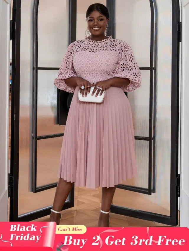 fahion evening party pleated dress