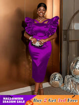 Hollow out，Birthday party dress
