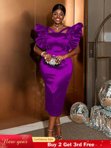 Hollow out，Birthday party dress