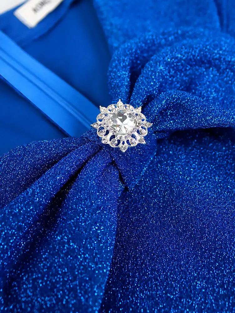 AOMEIDRESS Royal Blue Formal Dress A Line Gown Long Church Dresses