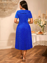AOMEIDRESS Royal Blue Formal Dress A Line Gown Long Church Dresses