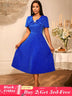 AOMEIDRESS Royal Blue Formal Dress A Line Gown Long Church Dresses Blue / S