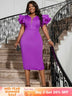 sexy deep v neck party dress for women