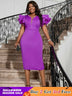 sexy deep v neck party dress for women