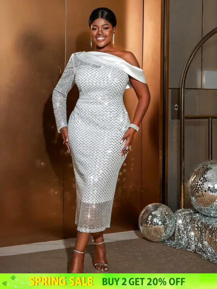 silver sequin dresses