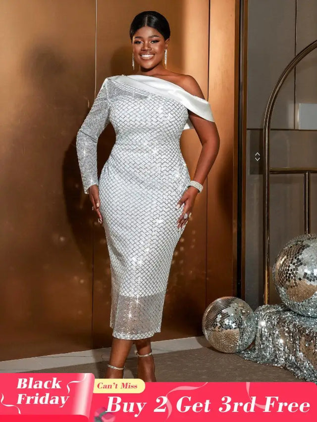 silver sequin dresses