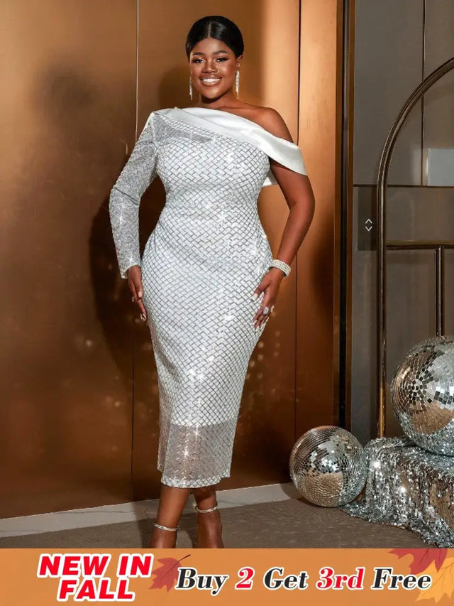 silver sequin dresses