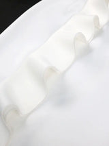 AOMEIDRESS Sexy Halter Bodycon Dress Ruffles for Event Party Weddings