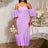 AOMEIDRESS Sexy Lavender Strapless Backless Pleated Dress For Party Lavender / S