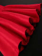 AOMEIDRESS Sexy One Shoulder Wedding Guest A Line Mini Dresses