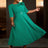 AOMEIDRESS Sexy St Patricks Day Dress Emerald Green 3D Flower Pleated Flirty
