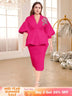 rose v neck midi dresses for women