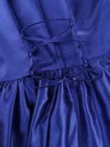 AOMEIDRESS Shiny One Shoulder Ruffle Layered Christmas Party Dresses