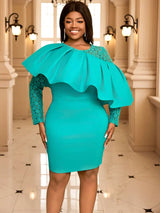 AOMEIDRESS Short Cocktail Dresses Women Lace Mini Bodycon Dress