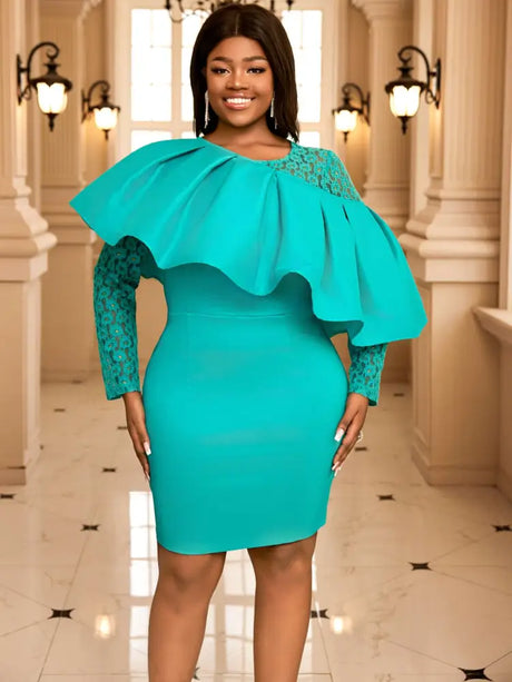 AOMEIDRESS Short Cocktail Dresses Women Lace Mini Bodycon Dress