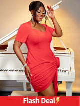 Slim Flower Ruffle Bodycon dresses