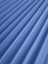 AOMEIDRESS Skyblue Pleated Dress Patchwork 3D Flower Party Outfit