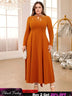 stand collar cut out dresses for women