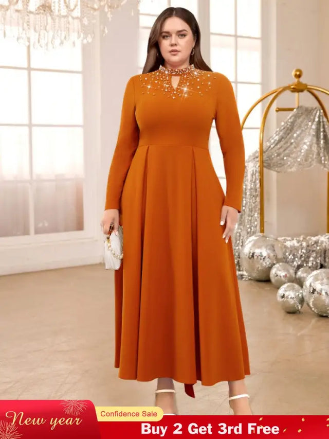 stand collar cut out dresses for women