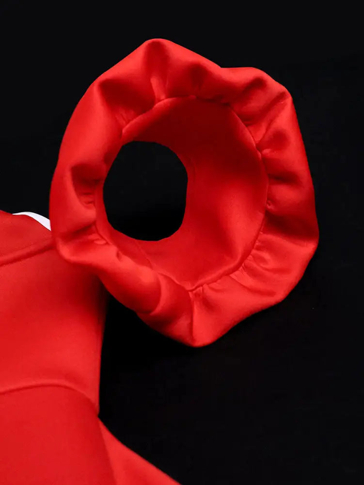 AOMEIDRESS Stylish Birthday Party Mini Off Shoulder Dress 3D Flower