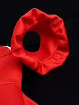 AOMEIDRESS Stylish Birthday Party Mini Off Shoulder Dress 3D Flower