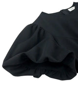 AOMEIDRESS Stylish Colorblock A Line Dress O Neck Short Sleeve Office