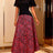 AOMEIDRESS Stylish Colorblock A Line Dress O Neck Short Sleeve Office Black / S
