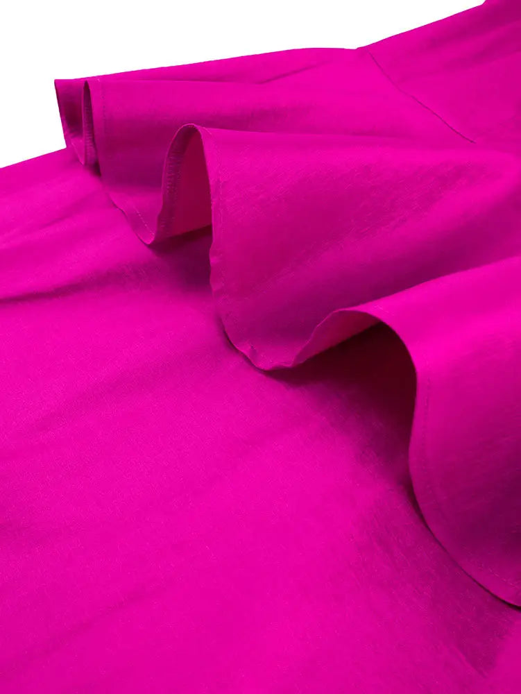 AOMEIDRESS Stylish Shiny Pencil Dress V Neck 3D Flower Ruffles Gowns