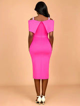 AOMEIDRESS Summer Wedding Guest Dress African Off Shoulder Club Skirt