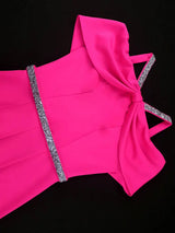 AOMEIDRESS Summer Wedding Guest Dress African Off Shoulder Club Skirt