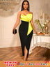 AOMEIDRESS Summer Wedding Guest Dress Bow Strapless Graduation Dress Black / S