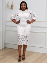 white dress party wear, formal and chic