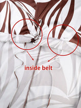 AOMEIDRESS Two Piece Sets Loose Tops Blouses String High Waist Pants