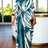 AOMEIDRESS Two Piece Sets Loose Tops Blouses String High Waist Pants - Peacock Blue / S