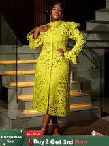 AOMEIDRESS Two Pieces Set Long Flare Sleeves Coat with Spaghetti Strap
