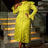 AOMEIDRESS Two Pieces Set Long Flare Sleeves Coat with Spaghetti Strap
