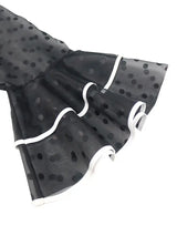 AOMEIDRESS Vintage Swing Dress A Line Dot Plus Size Bow Flare Sleeve