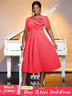 AOMEIDRESS Wedding Guest Dresses Classy Church Dresses for Woman 2025 WatermelonRed / S